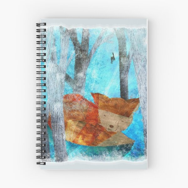 Item preview, pequeño zorro en el bosque de invierno designed and sold by studioMoSa.