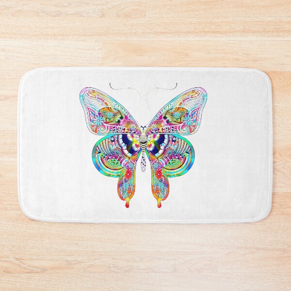 Item preview, Psychedelic and Trippy Gorgeous Colorful Butterfly Illustration designed and sold by EightWinds.