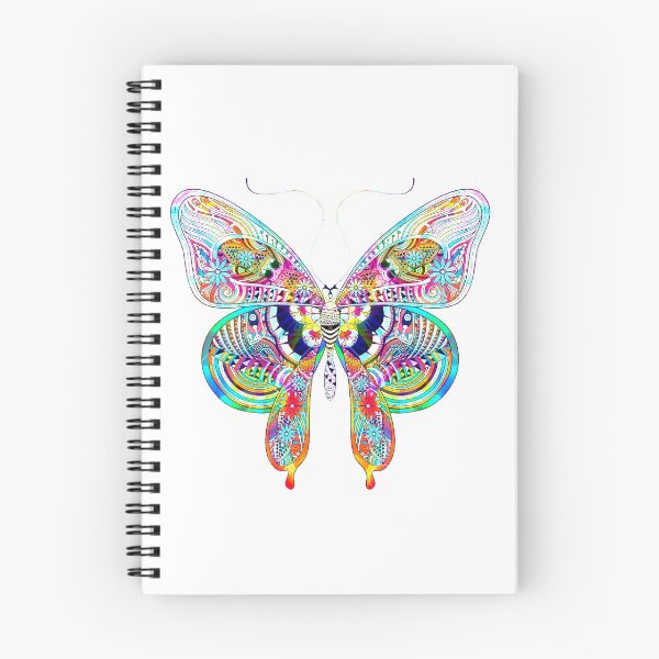 Item preview, Psychedelic and Trippy Gorgeous Colorful Butterfly Illustration  designed and sold by EightWinds.