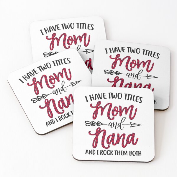 Item preview, I Have Two Titles Mom and Nana - I Rock Them Both designed and sold by BlueShop.