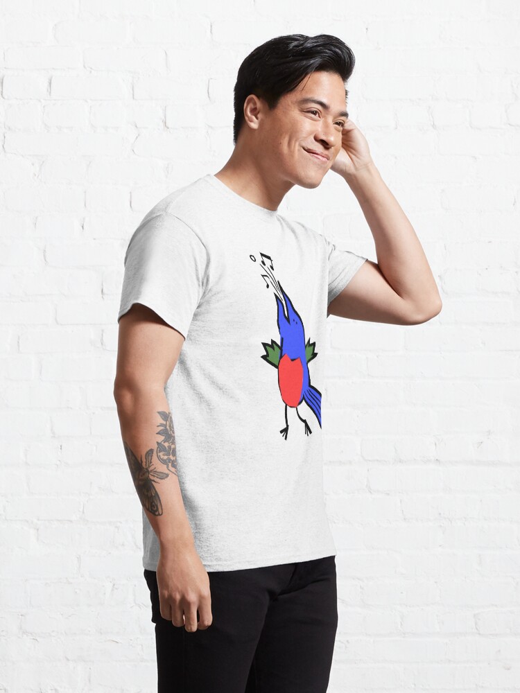 Alternate view of Abstract Musician - Singing Bird Classic T-Shirt