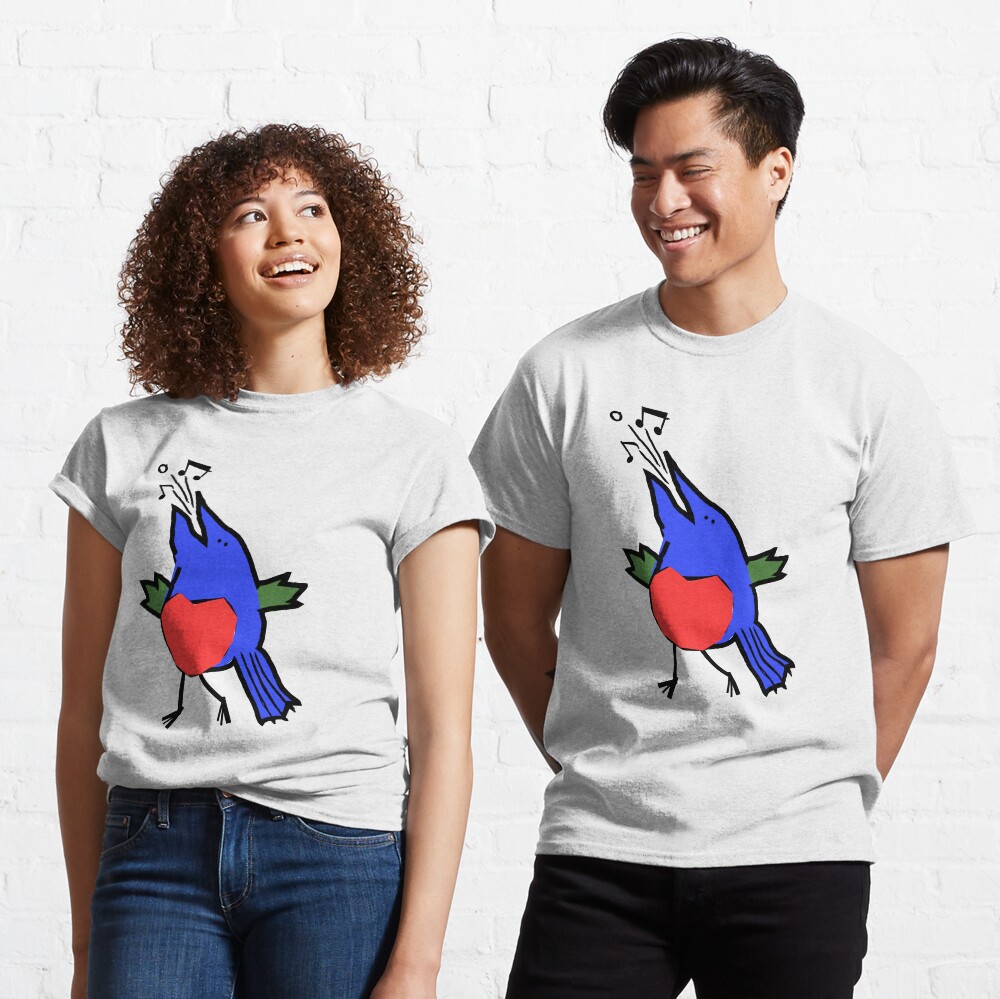 Abstract Musician - Singing Bird Classic T-Shirt