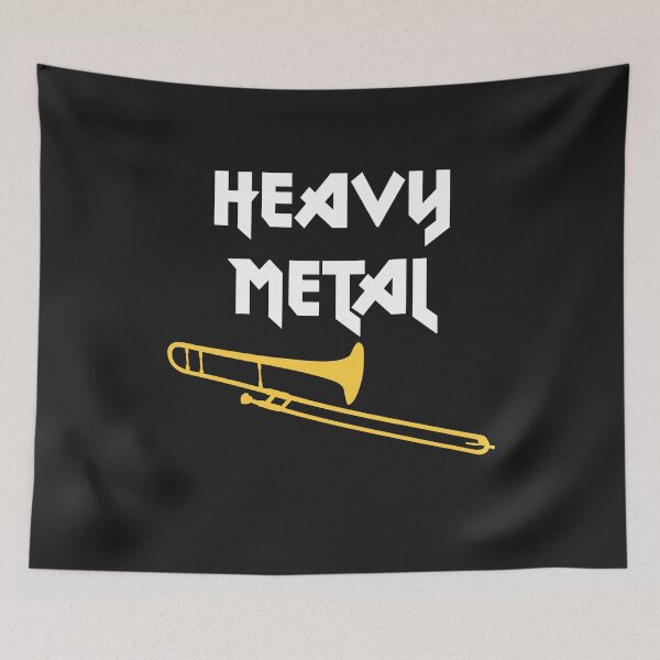 Item preview, Heavy metal, funny trombone gift idea designed and sold by HEJAshirts.