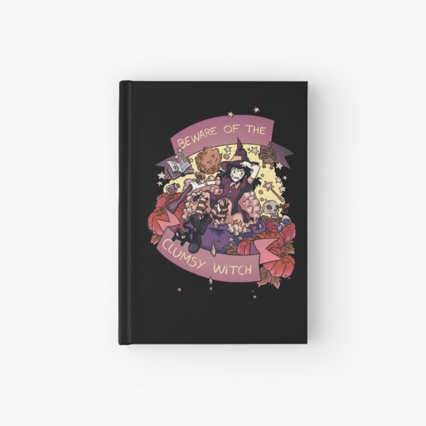 Beware of the Clumsy Witch Hardcover Journal