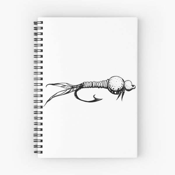 Item preview, fishing fly sticker 2 designed and sold by smolartistalyx.