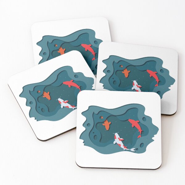 Item preview, Calendar 2020 Koi Fish Pool + white background designed and sold by Yellow-Studio.