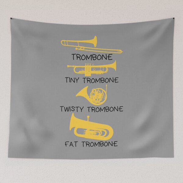 Item preview, Funny trombone gift, Marching Band, Concert Band - Funny types of trombones designed and sold by HEJAshirts.
