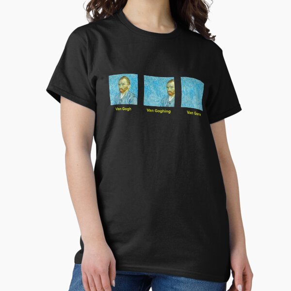 Vista previa del artículo con la obra «Van Gogh - Van Goghing - Van Gone», diseñado y vendido por Corgi-Gang.