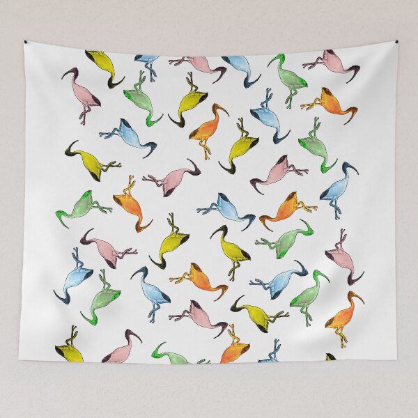 Item preview, THE BIN CHICKEN COLONY CLEAR BACKGROUND RAINBOW BIN CHICKENS  designed and sold by Iskybibblle.