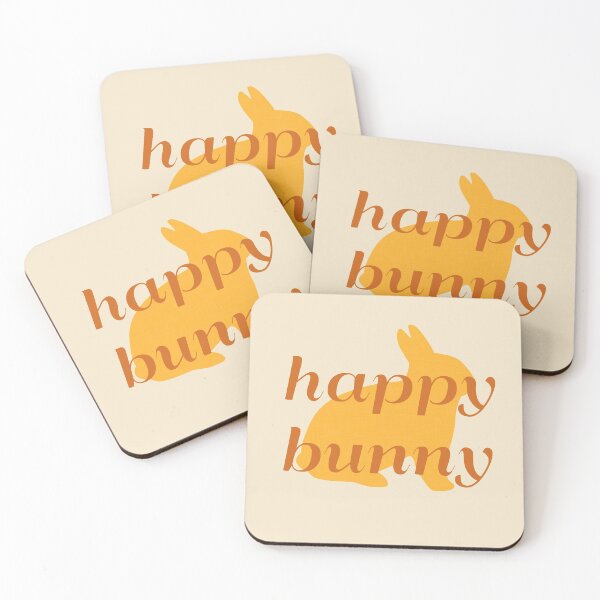 Item preview, Funny Yellow Happy Bunny Pattern designed and sold by technotext.