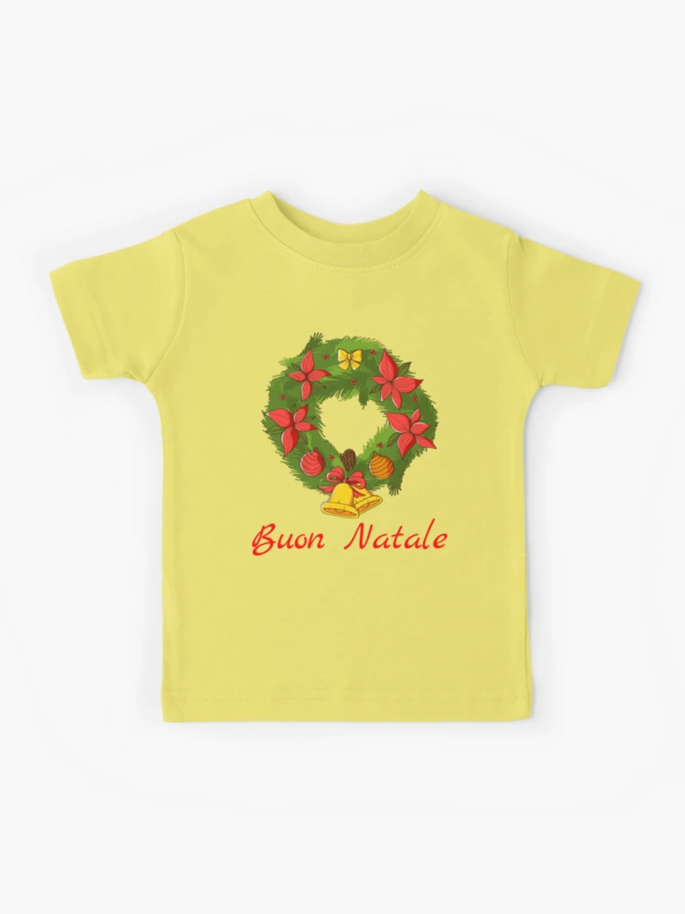 Buon Natale Tanti Auguri Italian Merry Christmas Gift Kids T-Shirt for  Sale by MagicBoutique