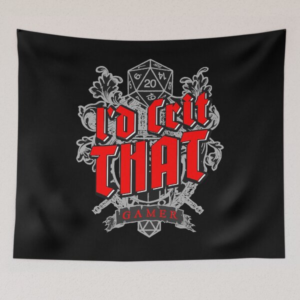 Item preview, I'd Crit That 20 Sided Dice designed and sold by GrandeDuc.