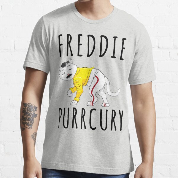 "Freddie Mercury Shirt Freddie Purrcury, Freddie Mercury Cat, Queen