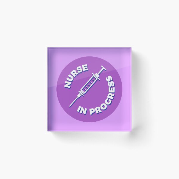 Artikelvorschau, Nurse in Progress - Syringe - Purple entworfen und verkauft von MOREDANKMEMES.