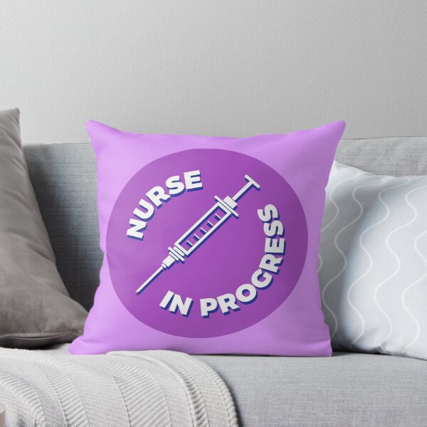 Item preview, Nurse in Progress - Syringe - Purple designed and sold by MOREDANKMEMES.