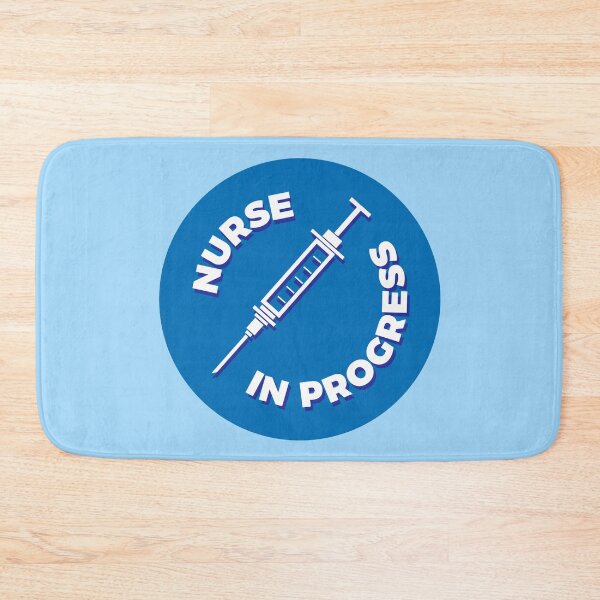 Item preview, Nurse in Progress - Syringe - Blue designed and sold by MOREDANKMEMES.