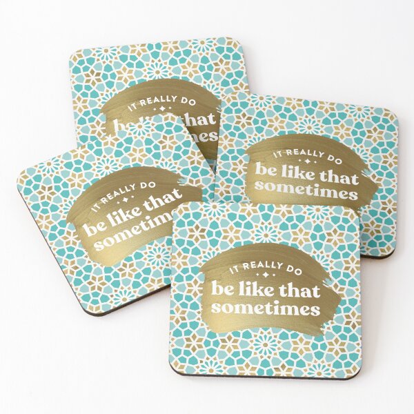 Item preview, It Really Do Be Like That Sometimes – Mint & Gold Palette designed and sold by Cat Coquillette.