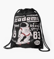 Skateboard Academy Drawstring Bag