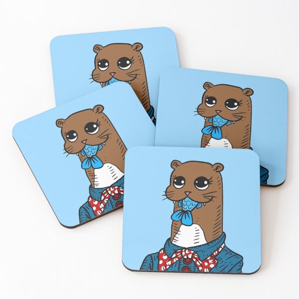 Item preview, office otter. funny cartoon otter in suit.  designed and sold by JJadx.