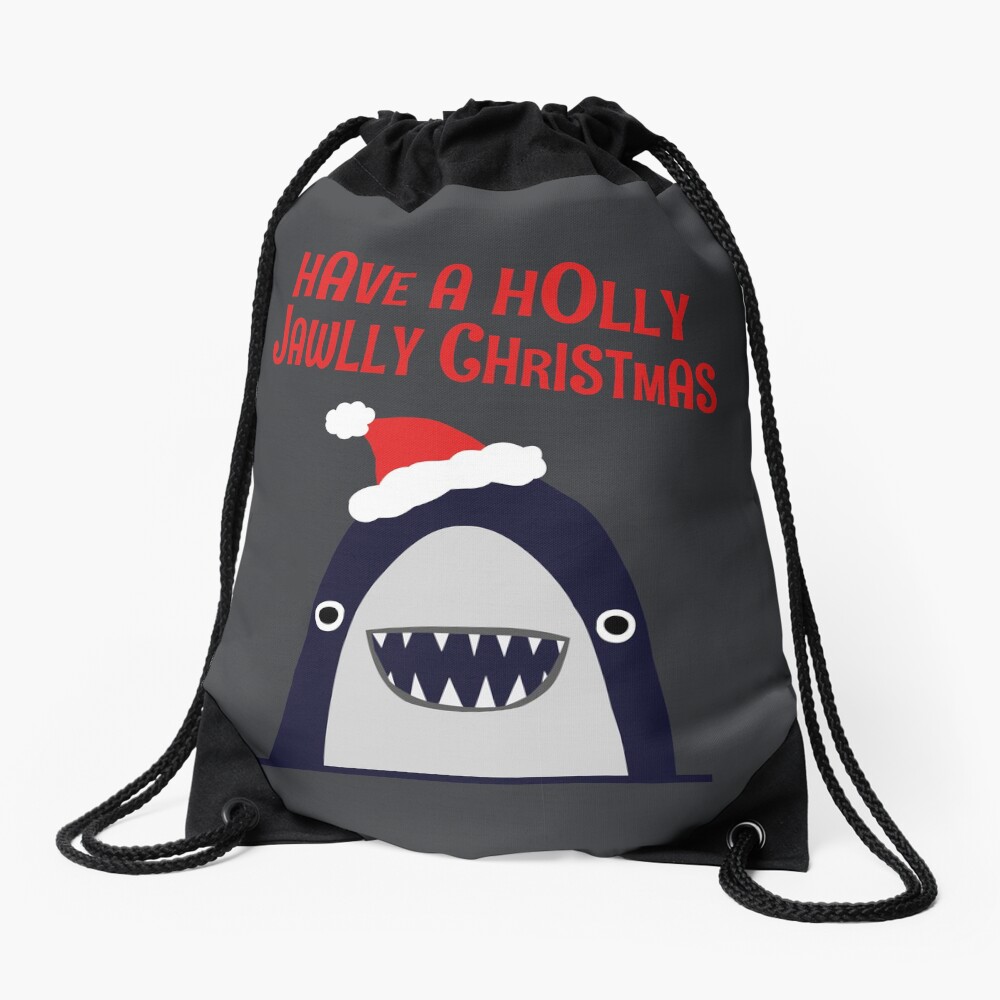Have a holly, jolly Christmas... Drawstring Bag
