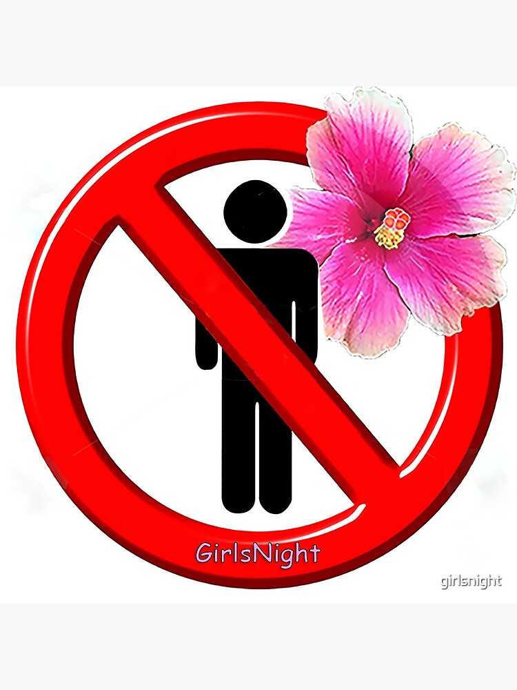 Thumbnail 2 of 2, Greeting Card, Girls Only!  No men allowed! designed and sold by girlsnight.