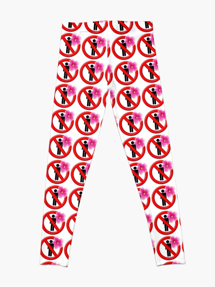 Alternate view of Girls Only! No men allowed! Leggings