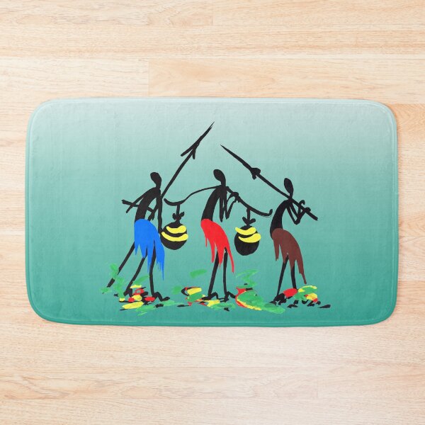 Item preview, Three colorful successful African hunters.  designed and sold by Squirrox.