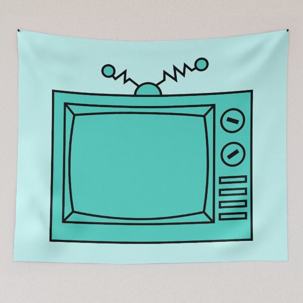 Item preview, Retro Television - Teal designed and sold by MOREDANKMEMES.