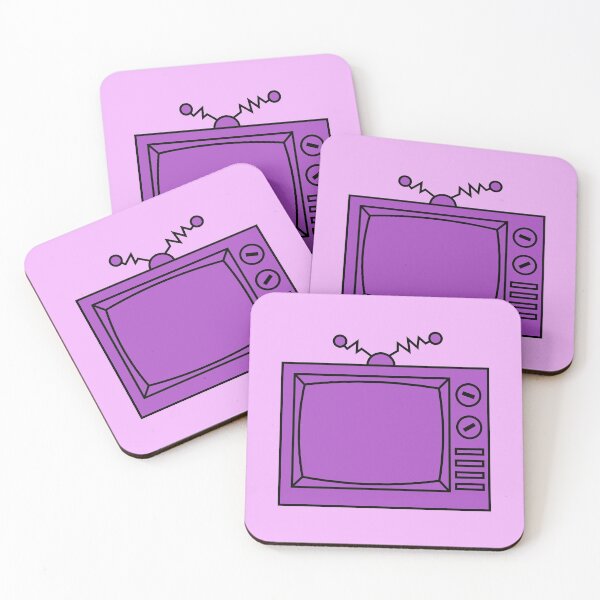 Item preview, Retro Television - Purple designed and sold by MOREDANKMEMES.
