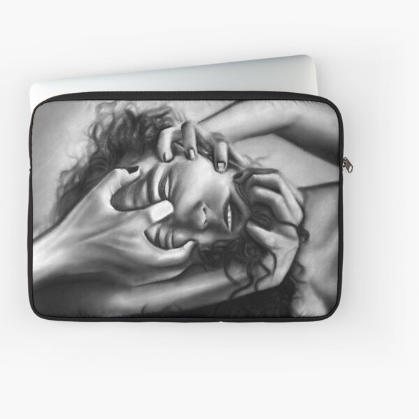 Death of an ego (Charcoal drawing) Laptop Sleeve