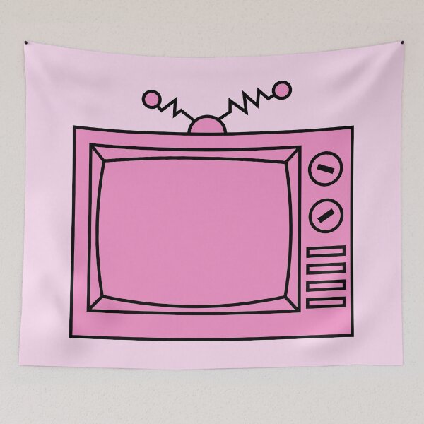 Item preview, Retro Television - Pink designed and sold by MOREDANKMEMES.