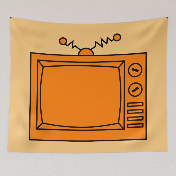 Item preview, Retro Television - Orange designed and sold by MOREDANKMEMES.