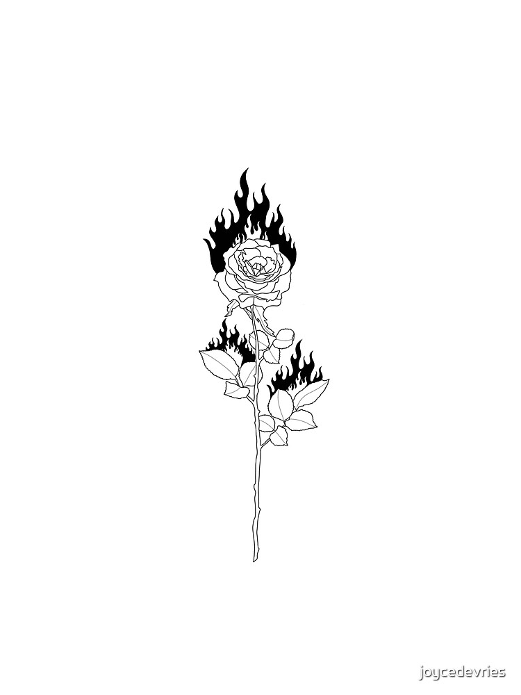 Burning rose