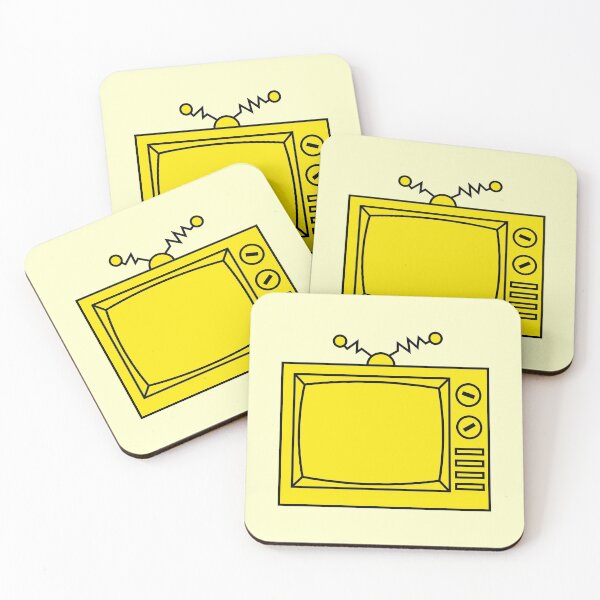 Item preview, Retro Television - Yellow designed and sold by MOREDANKMEMES.