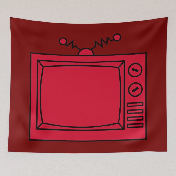 Item preview, Retro Television - Red designed and sold by MOREDANKMEMES.