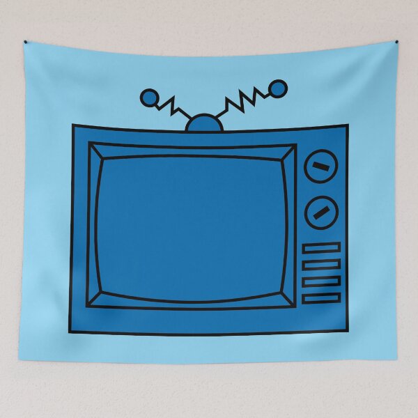 Item preview, Retro Television - Blue  designed and sold by MOREDANKMEMES.