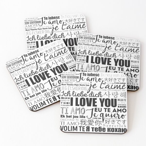 Item preview, I love you in every language designed and sold by Urosek.