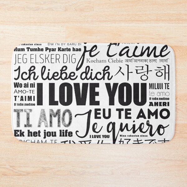 Item preview, I love you in every language designed and sold by Urosek.