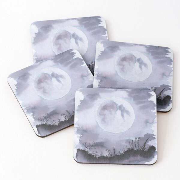Item preview, He had gone to be with the Moon at last (monochrome) designed and sold by Sophie Shaw.