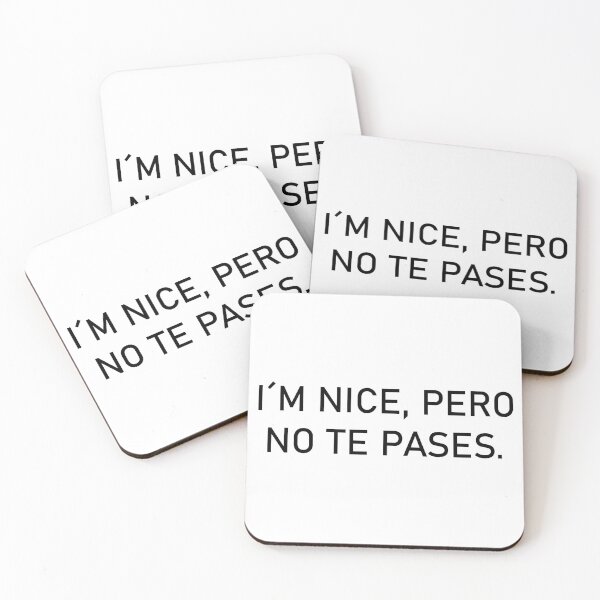 Item preview, I`m nice, pero no te pases designed and sold by The Branhy  Stationery.