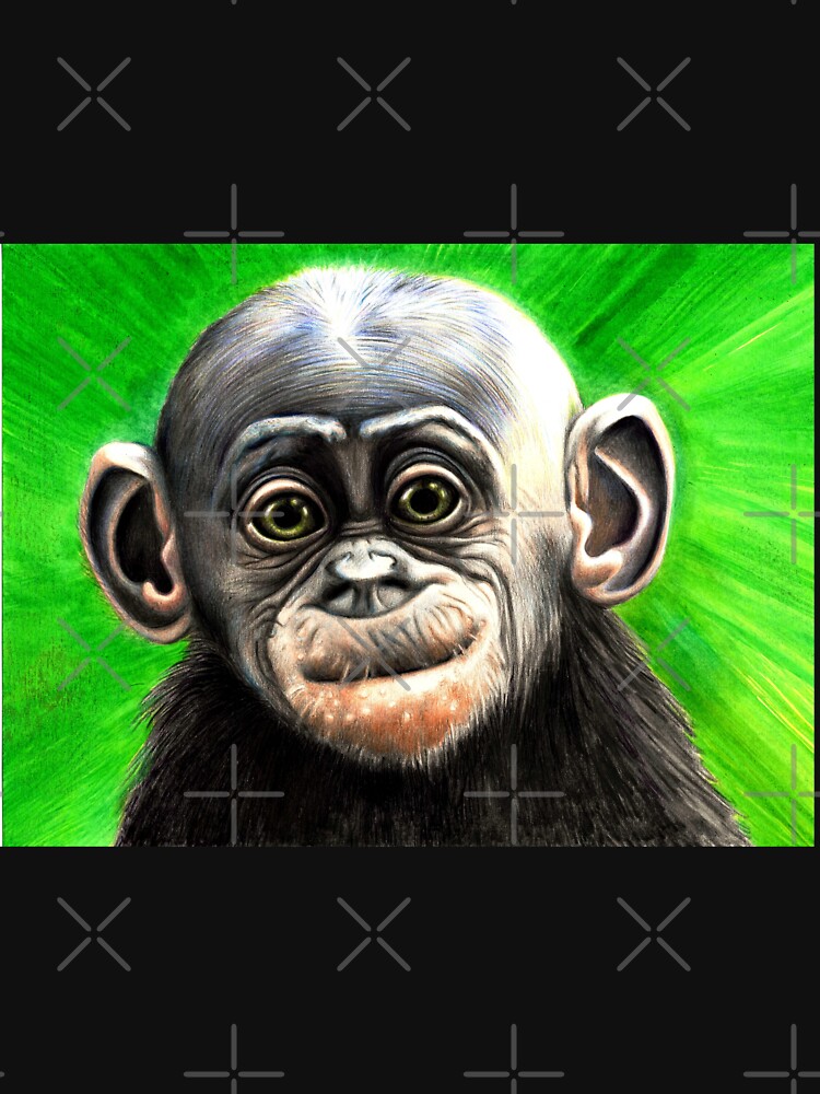 "Baby bonobo with background" Tshirt for Sale by mags0412 Redbubble