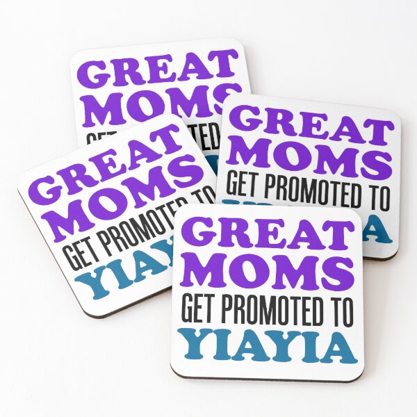 Item preview, Great Moms Promoted To YiaYia Greek Grandmother designed and sold by jaycartoonist.