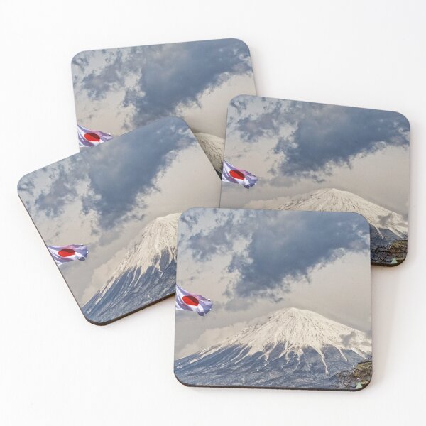 Item preview, Mount Fuji with Japanese Flag designed and sold by Warren Paul Harris.