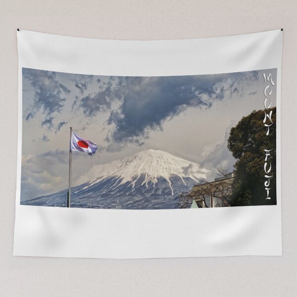 Item preview, Mount Fuji with Japanese Flag designed and sold by Warren Paul Harris.