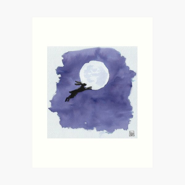 He joined her in the sky to live with her there forever after. Art Print