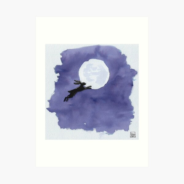He joined her in the sky to live with her there forever after. Art Print