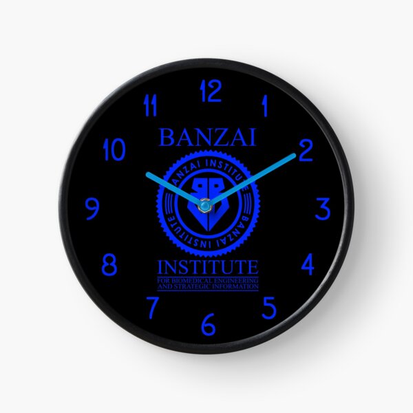 Banzai Institute Blue Edition Clock