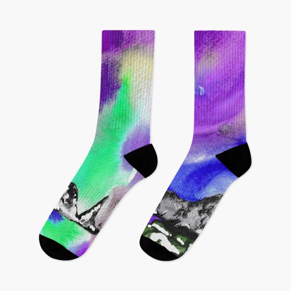 Item preview, Northern Lights and Mountains - Purple Palette designed and sold by Niina  Niskanen.