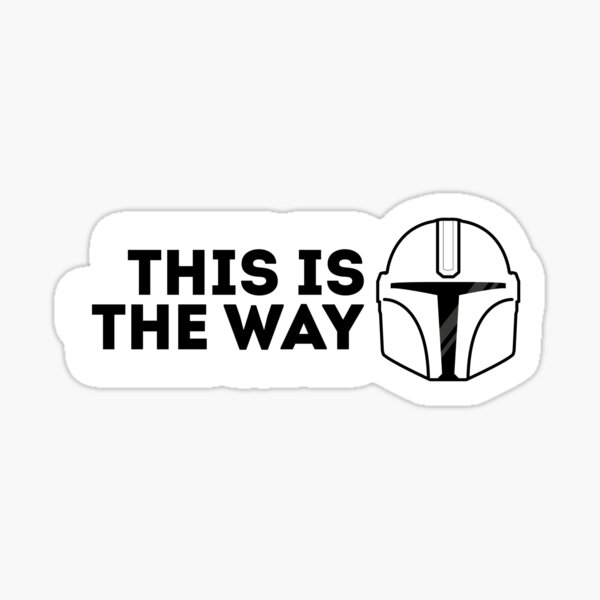 This is the way Sticker