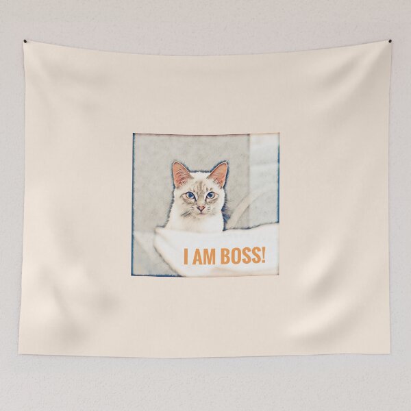 Item preview, The Cat - I am Boss - Orange designed and sold by gphotobox.